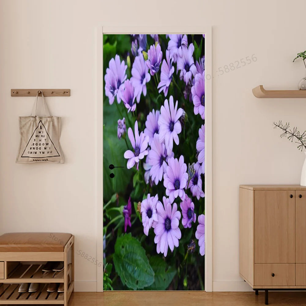Scenery Door Stickers Wallpaper For Self-adhesive 3d Entrance Bathroom Sticker Room Decor Wall Photo Posters Vinyl On The Closet by Reinvent Yourself