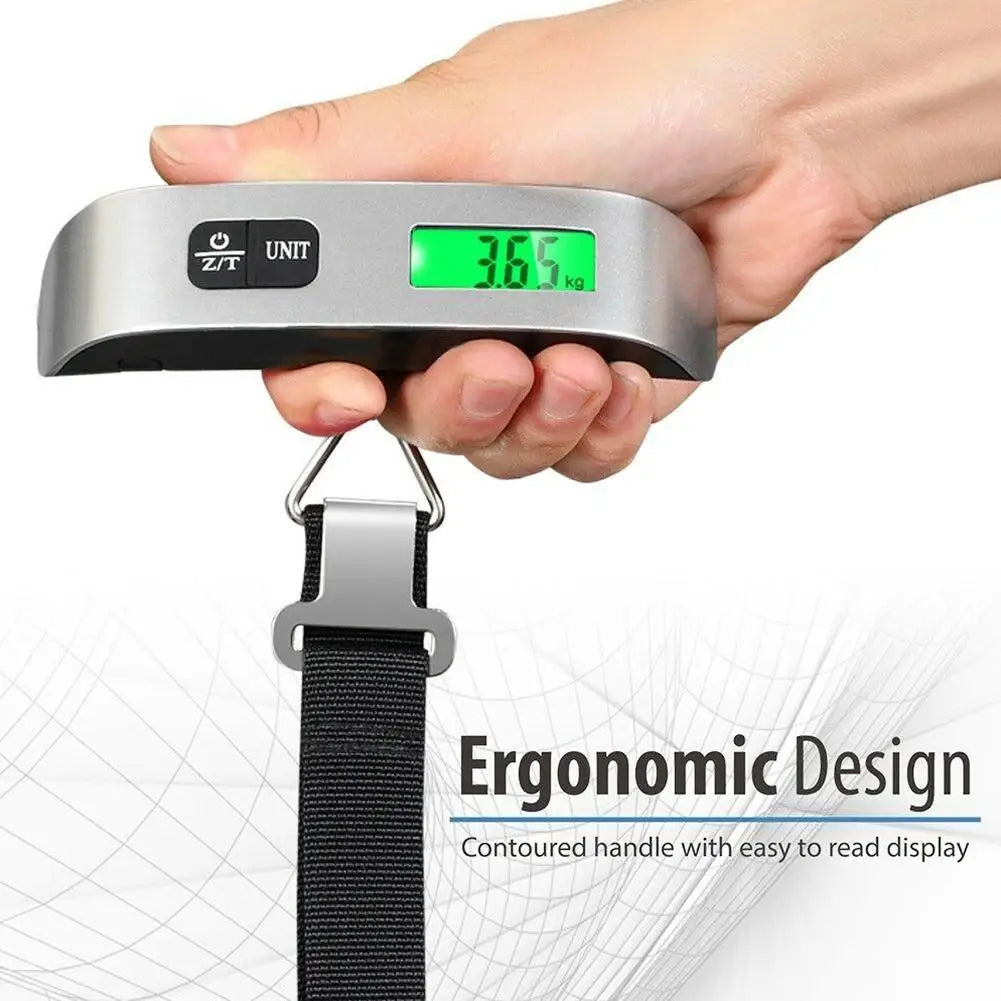 Luggage Scale 110lb 50kg Digital Handheld Portable Hanging Baggage Scale for Travel Suitcase Weight Scale by Reinvent Yourself