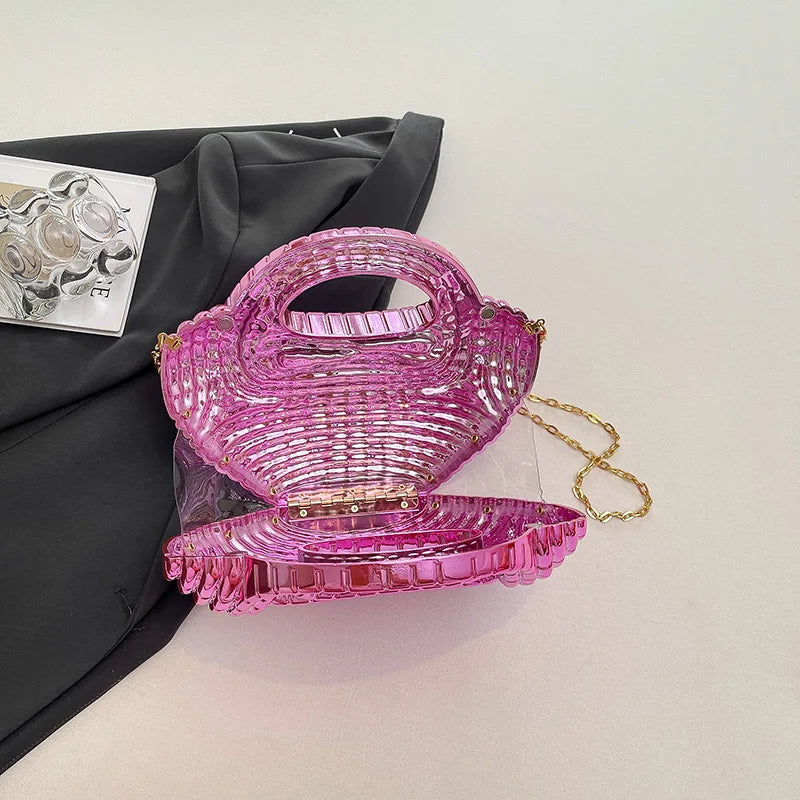 Stylish Acrylic Handbag Designer Crossbody Shoulder Bags Purse for Women Messenger Bag Party and Daily Use by Reinvent Yourself