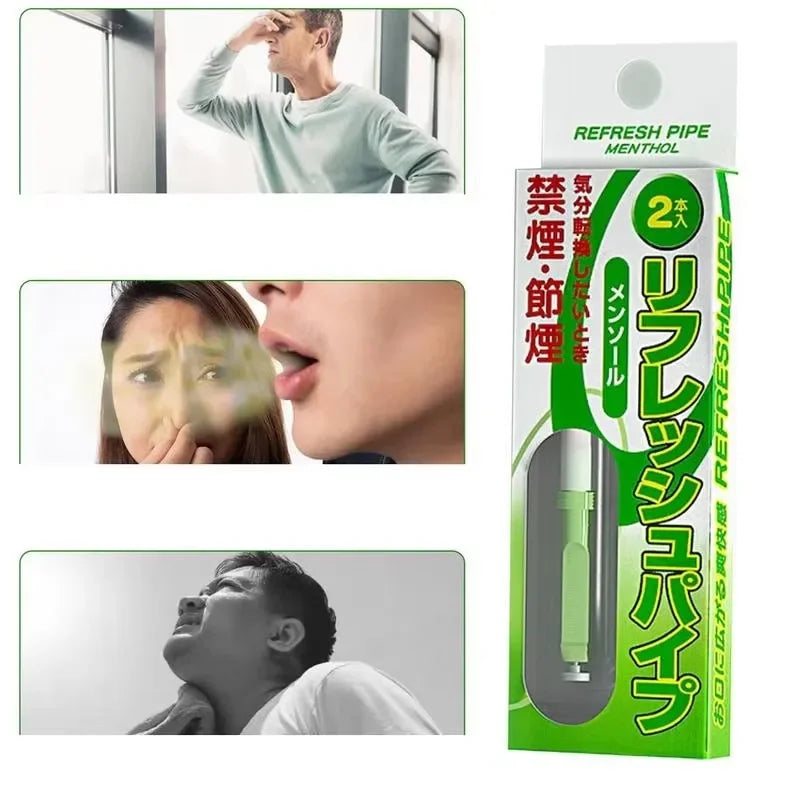 1PC Smokeless Air Inhaler Stop Vaping Aid Non-Electric Inhaler Safe and Healthy Vaping Cessation Aid for Men Cars Trains Travel by Reinvent Yourself