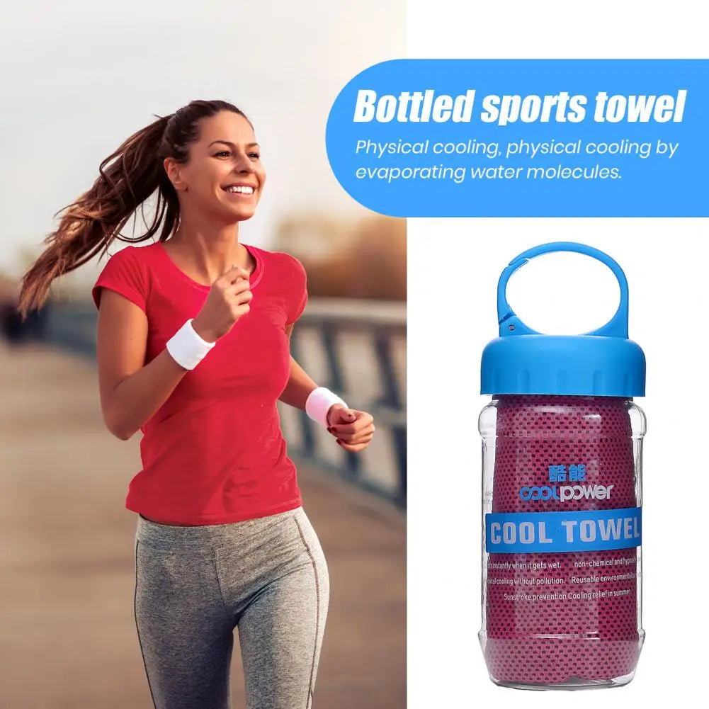 Instant Cooling Towel Quick Dry Sweat Absorption Running Towel Yoga Towel Workout Sports Physical Cooling Gym Fitness Towels by Reinvent Yourself