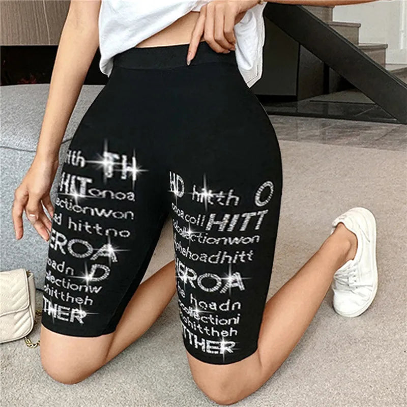 Women Thin Fitness Short Pants Ladies High-Waist Summer Shorts Bottom Biker Cycling Shorts Bodycon Streetwear female Clothing by Reinvent Yourself