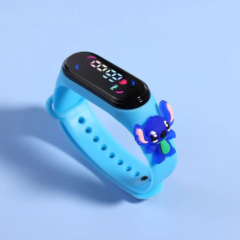 Fashion Mickey Children Watches For Girls Electronic Bracelet Sports Touch LED Spiderman Doll Kids Watch Women Waterproof Clock by Reinvent Yourself