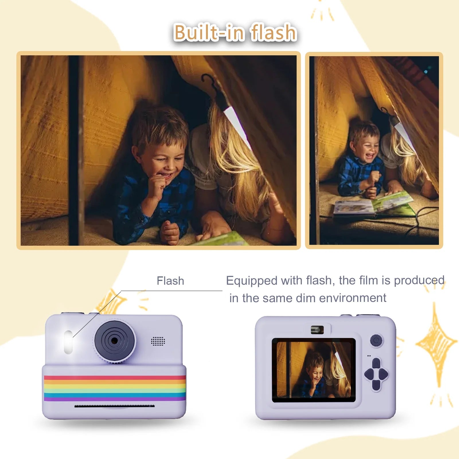 Digital Children Camera For Photography Mini Printer Portable Thermal Instant Print Photo Kids Camera 2.8inch HD Video Toy Gifts by Reinvent Yourself