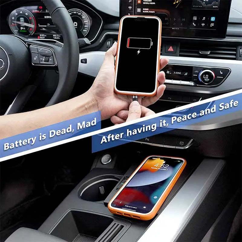 For Audi A4 S4 B9 A5 S5 2018 2019 2020 2021 2022 2023 Qi Car Wireless Charger Phone Charging holder Pad Mat Interior Accessories by Reinvent Yourself