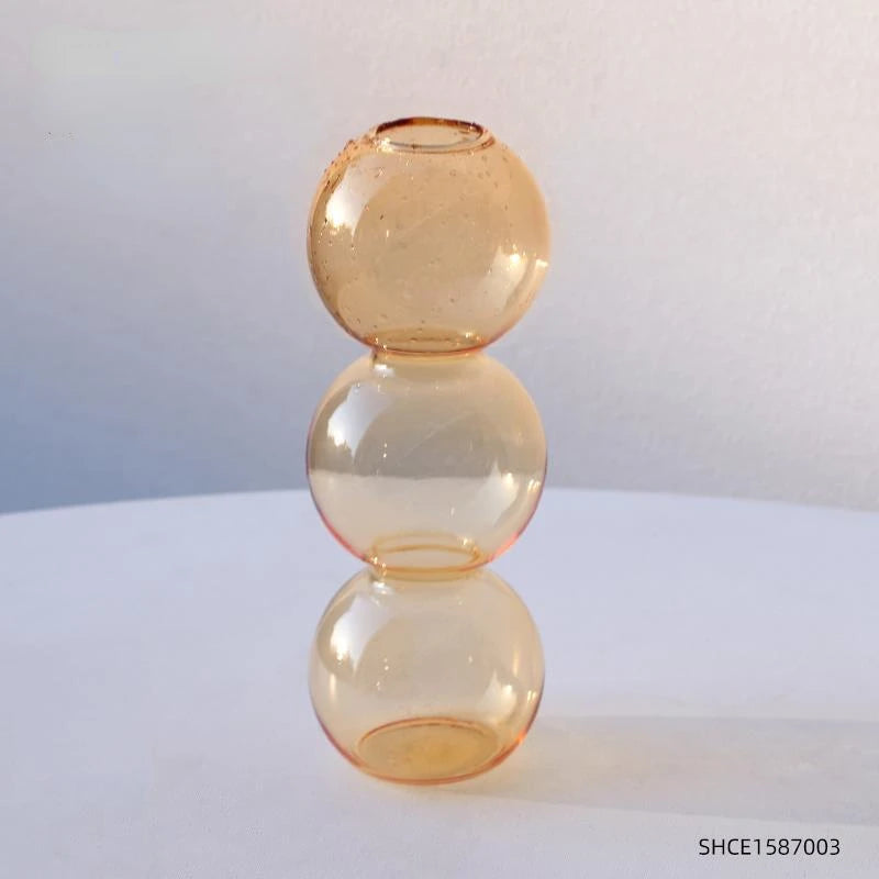 Nordic Glass Vase Home Decor Living Room Decoration Terrarium Flower Vase Plant Pots Decorative Home Accessories Decoration Gift by Reinvent Yourself