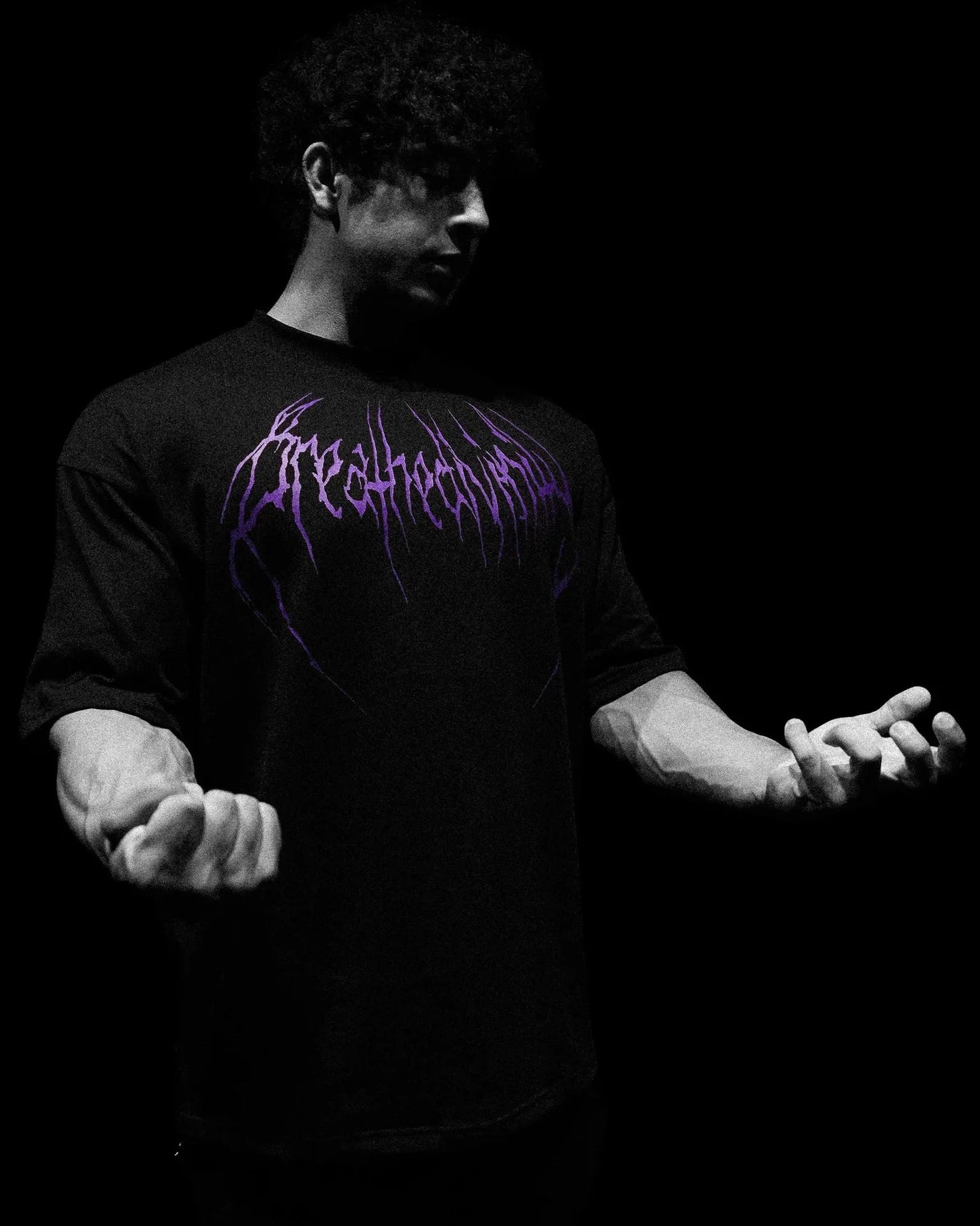 New High-Quality Cotton Men'S Short Sleeves American Style Trendy Brand Dark Style Sports Casual Men'S Oversized Shirt T-Shirt by Reinvent Yourself