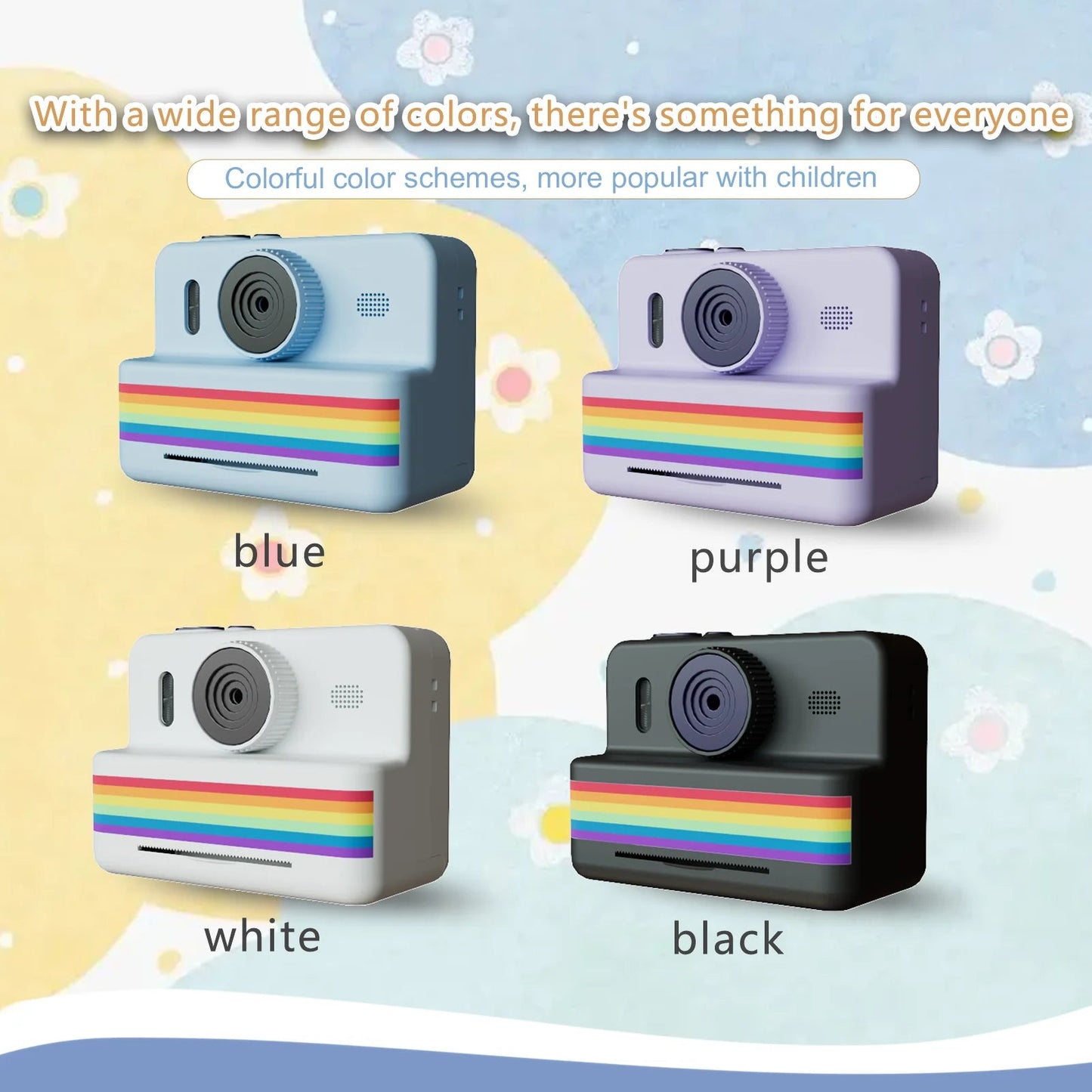 Digital Children Camera For Photography Mini Printer Portable Thermal Instant Print Photo Kids Camera 2.8inch HD Video Toy Gifts by Reinvent Yourself