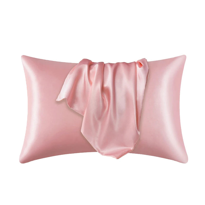 100% Silk Pillowcase Pillow Cover Silky Satin Hair Beauty Pillowcase Comfortable Pillow Case Home Decor Pillow Covers. by Reinvent Yourself