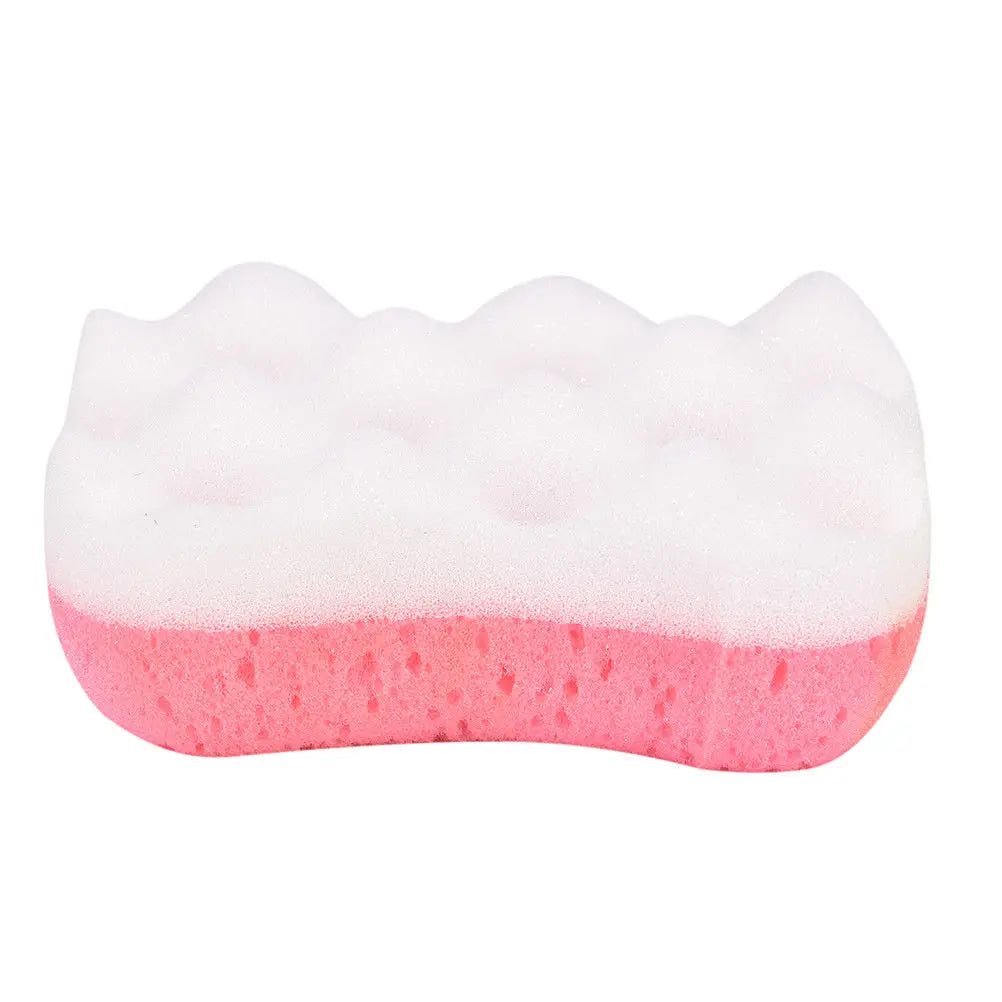 Soft Bath Sponge Body Scrub Bast Wisp Massage Brush Body Washcloth Skin Scrubber Relax Exfoliating Skincare Shower Accessories by Reinvent Yourself