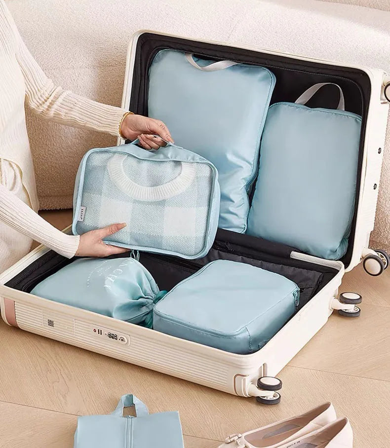 2pcs Packing Cubes For Travel Luggage Organizer Compression Bag Travel Accessories For Men Women Suitcase Organizer Bags by Reinvent Yourself