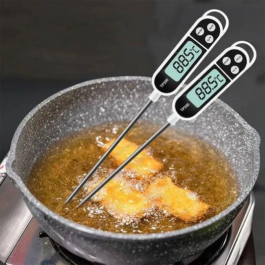 Food Thermometer TP300 Digital Kitchen Water Oil Thermometer for Meat Cooking Food Probe BBQ Electronic Oven Kitchen Tools by Reinvent Yourself