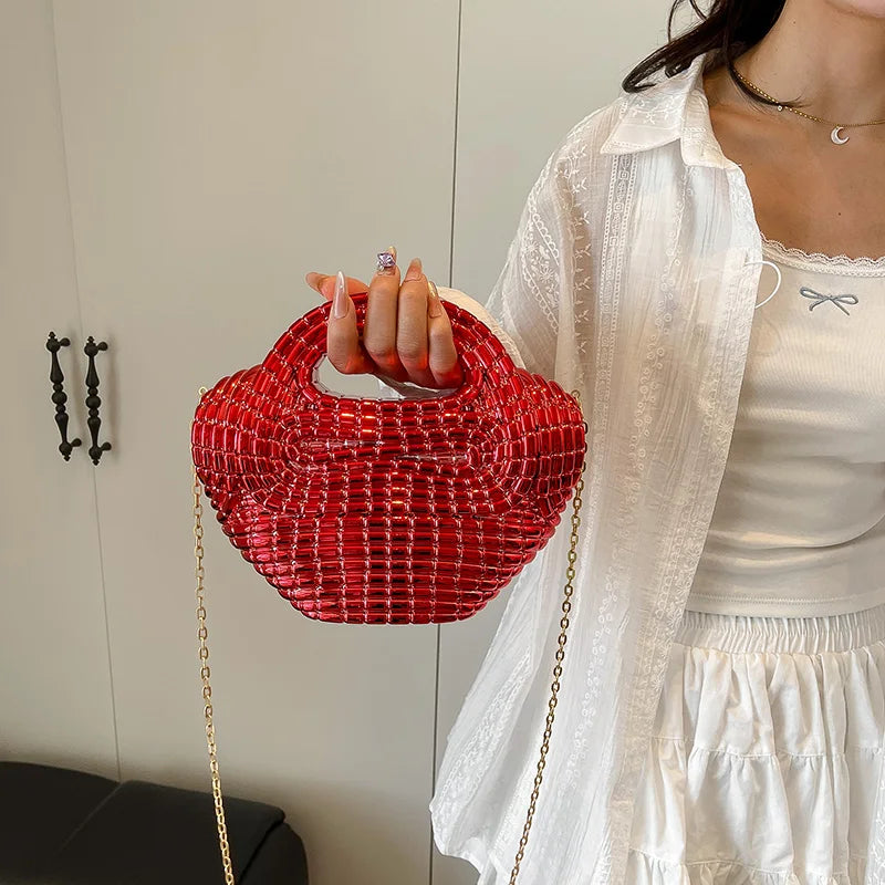 Stylish Acrylic Handbag Designer Crossbody Shoulder Bags Purse for Women Messenger Bag Party and Daily Use by Reinvent Yourself
