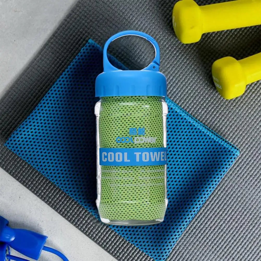 Instant Cooling Towel Quick Dry Sweat Absorption Running Towel Yoga Towel Workout Sports Physical Cooling Gym Fitness Towels by Reinvent Yourself