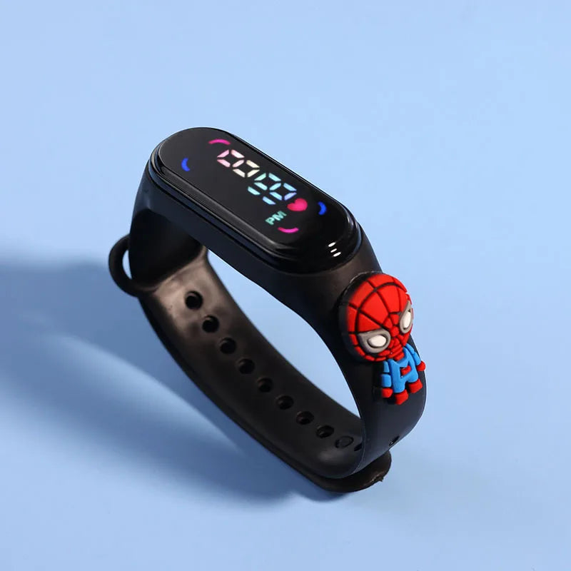 Fashion Mickey Children Watches For Girls Electronic Bracelet Sports Touch LED Spiderman Doll Kids Watch Women Waterproof Clock by Reinvent Yourself