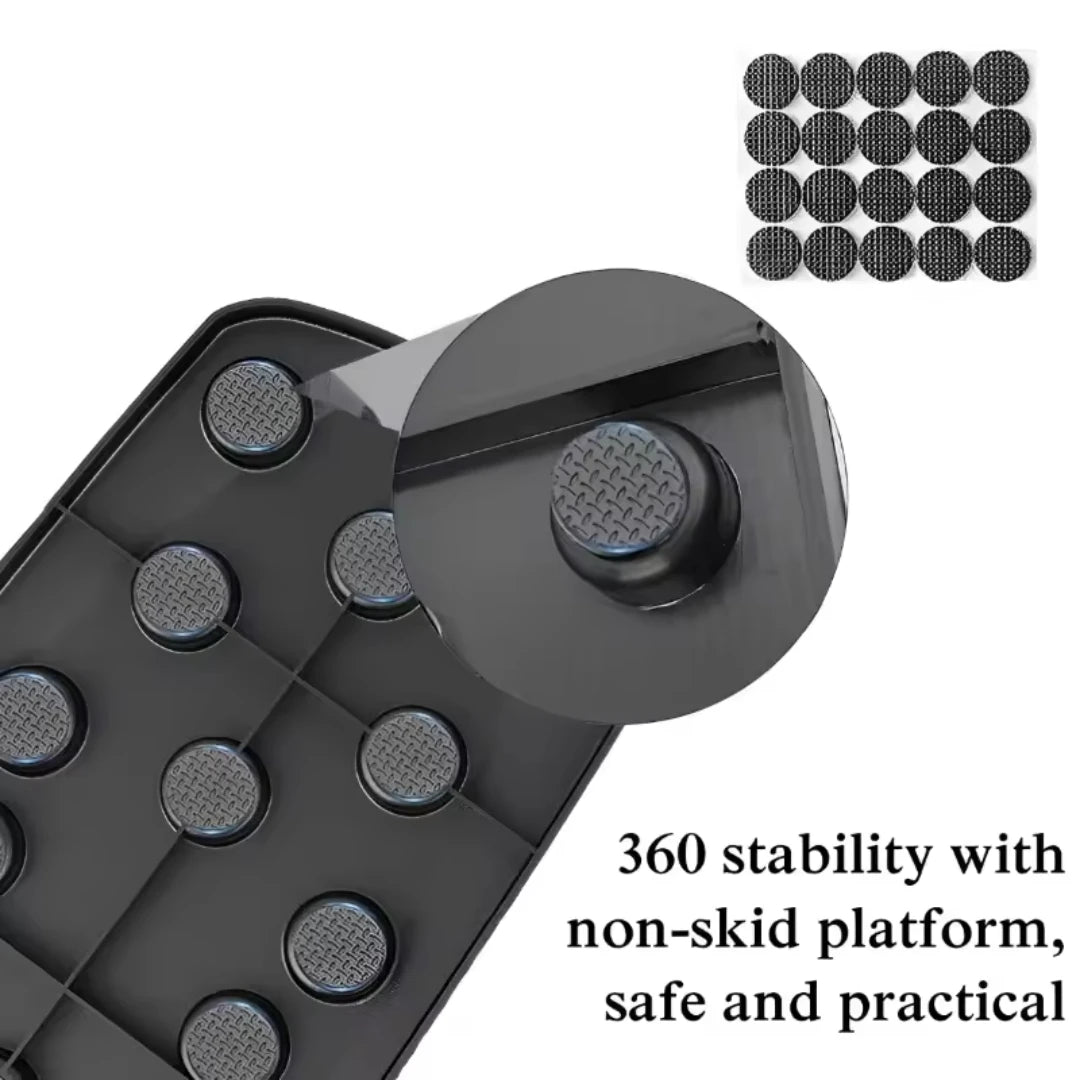 Portable Multifunctional Push-up Board Set With Handles Foldable Fitness Equipment For Chest Abdomen Arms And Back Training by Reinvent Yourself