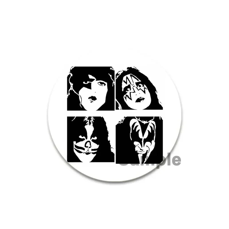 Rock Band Kiss Brooches Enamel Pins Fashion Jewelry Accessoris Singer Brooch for Backpack Clothe Decoration Lapel Badge Gifts by Reinvent Yourself