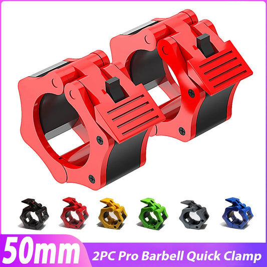 Pro Dumbbell Barbell Bar Clip Collar Barbell Lock Clamps Quick O-Rod Chuck Weight Lifting Bar Gym Dumbbell Fitness Body Building by Reinvent Yourself
