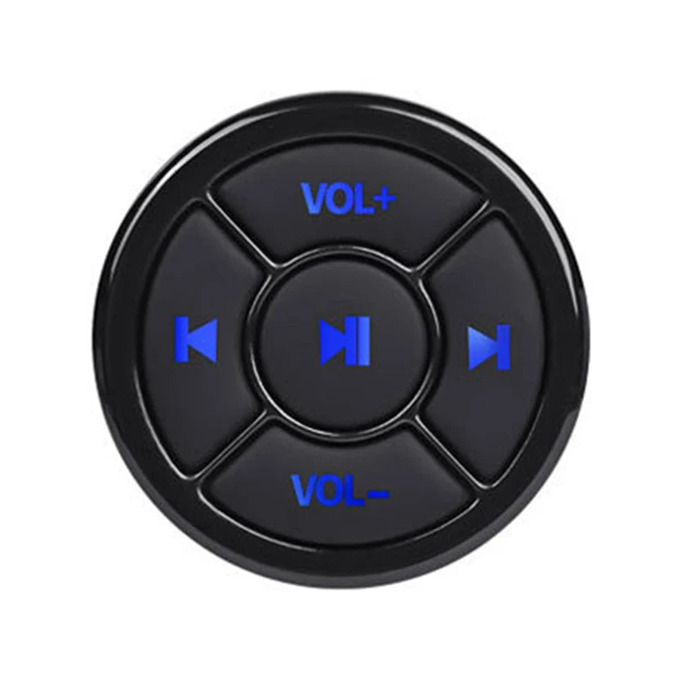 Wireless Bluetooth 5.0 Remote Controller Media Button Car Motorcycle Bike Steering Wheel Music Play for IOS Android Phone Tablet by Reinvent Yourself