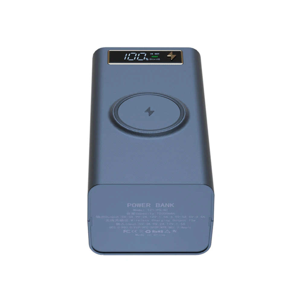 DIY Shell Case 18650 Battery Storage Box Holder USB 21*18650 Power Bank Battery Box Support Quick & Wireless Charger by Reinvent Yourself