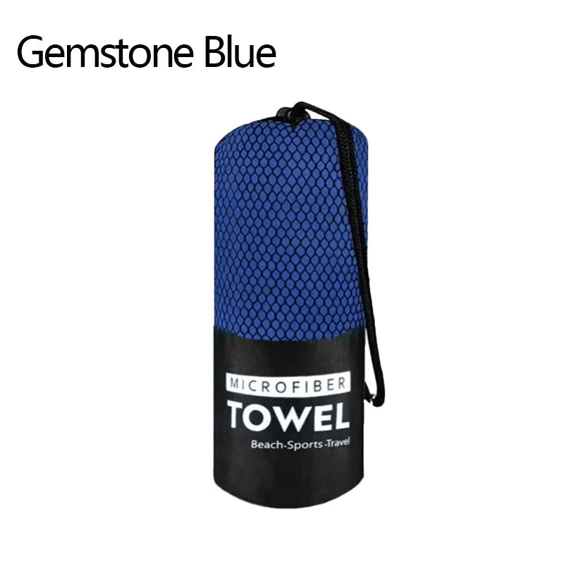 Microfiber Towel Thick Quick Dry Hair Absorbent Large Super Soft and Lightweight Ideal for Travel Sports and Fitness for Yoga by Reinvent Yourself