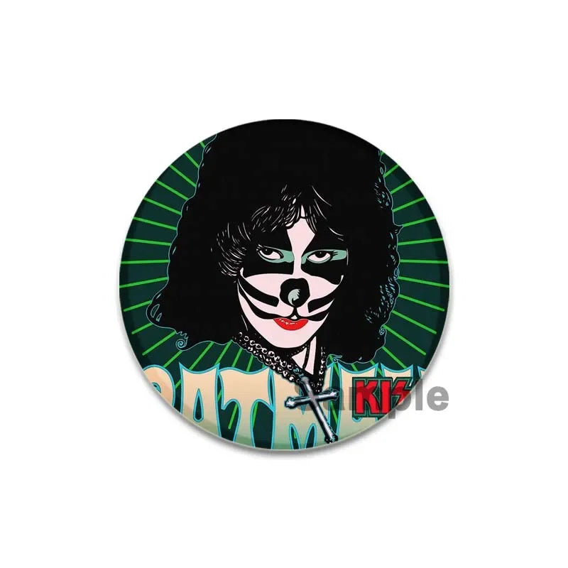 Rock Band Kiss Brooches Enamel Pins Fashion Jewelry Accessoris Singer Brooch for Backpack Clothe Decoration Lapel Badge Gifts by Reinvent Yourself
