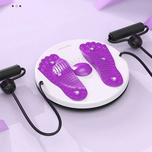 Waist Twisting Disc Unisex Waist Trainer Abdominal Exercise Foot Massage Plate Workout Home Gym Body Building Fitness Equipment by Reinvent Yourself