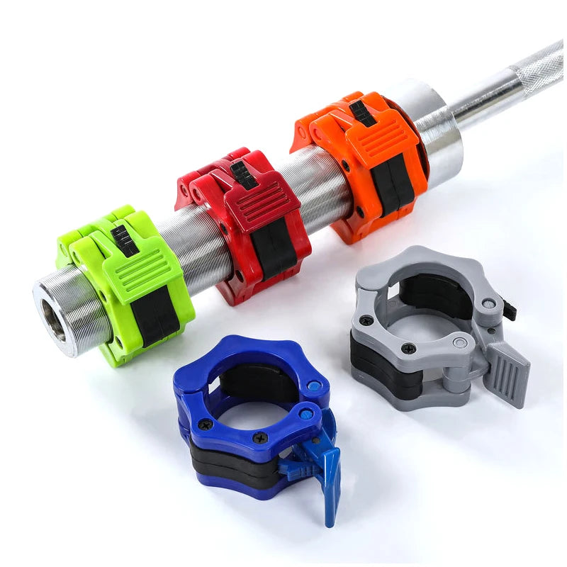 Pro Dumbbell Barbell Bar Clip Collar Barbell Lock Clamps Quick O-Rod Chuck Weight Lifting Bar Gym Dumbbell Fitness Body Building by Reinvent Yourself