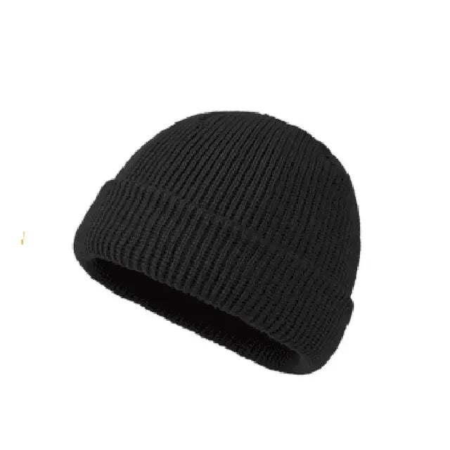Knitted Hat for Men & Women Caps Wool Fashion Simple Warm Skullies Beanies Solid Autumn Winter Beanie Cap Trendy Style by Reinvent Yourself