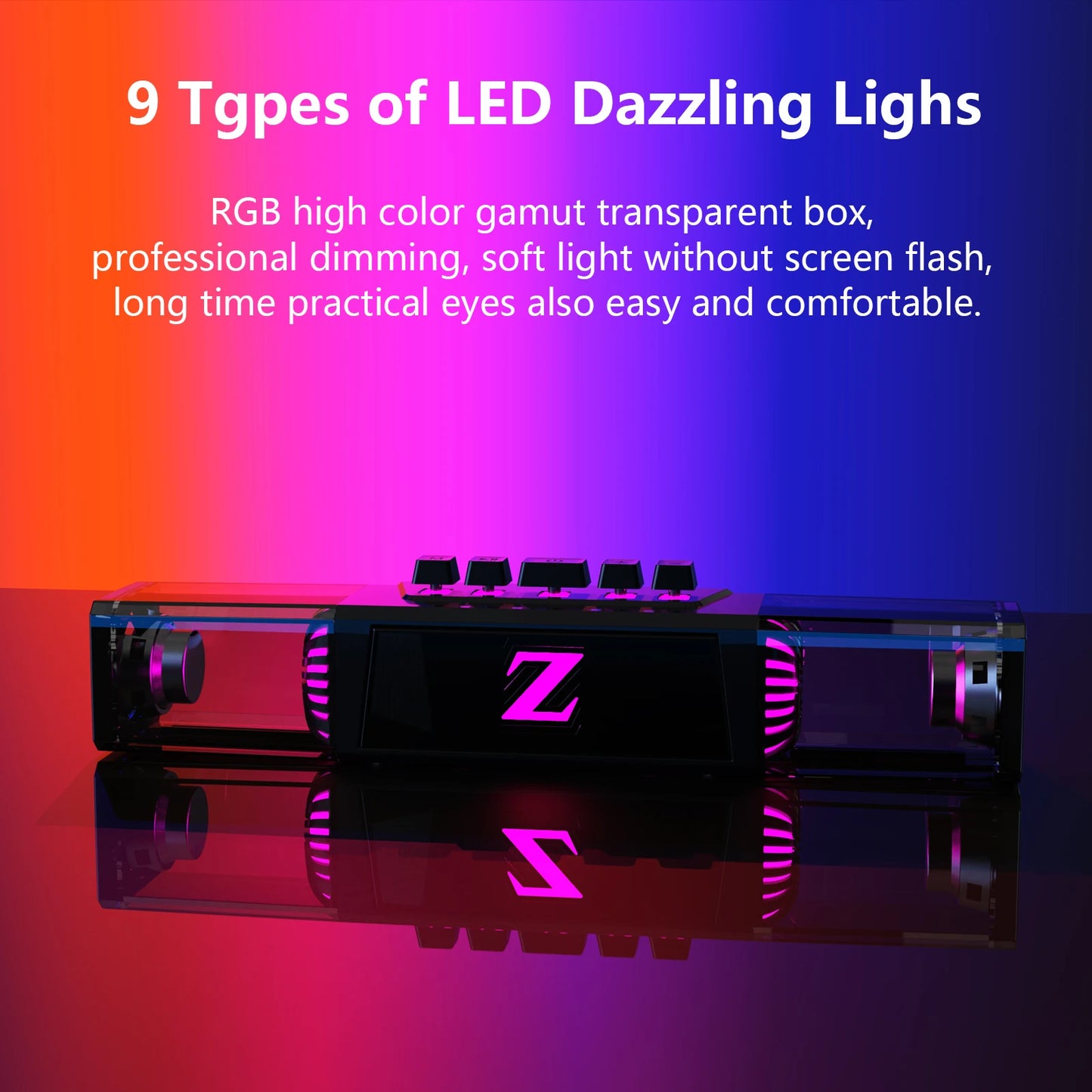Computer speakers for desktop/laptop with Bluetooth/wired connectivity and dual-mode for gaming/music, featuring microphone. by Reinvent Yourself