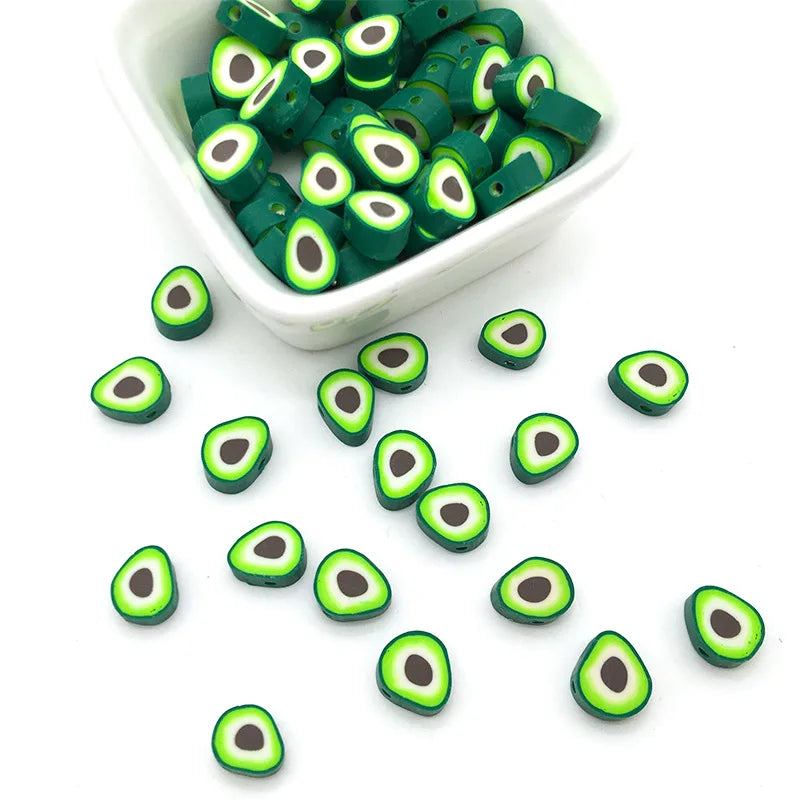 100/1000Pcs Flower Polymer Clay Beads Pattern Round Polymer Clay Beads for Jewelry Making Findings, Bracelet Accessories by Reinvent Yourself