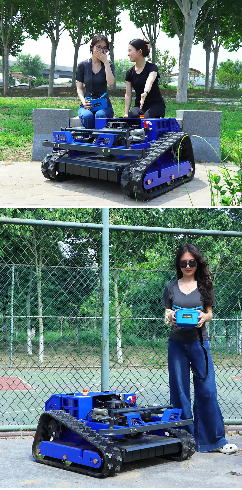550mm Self-Propelled Remote-Controlled Lawn Mower for Small Household Gardens Outdoor Maintenance Robot by Reinvent Yourself