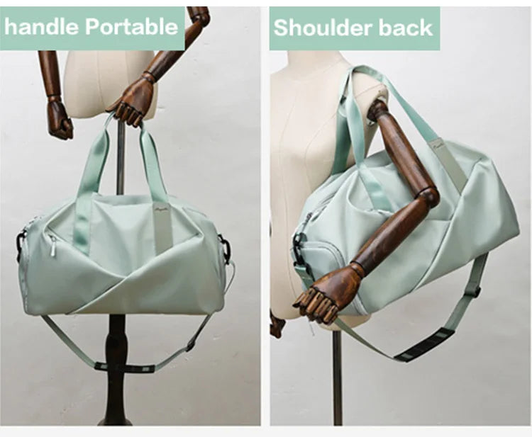 New Women Sports Gym Bag Travel Dry Wet Bags Multifunction Swimming Shoulder Messenger Pack Weekend Fitness Training Handbag by Reinvent Yourself