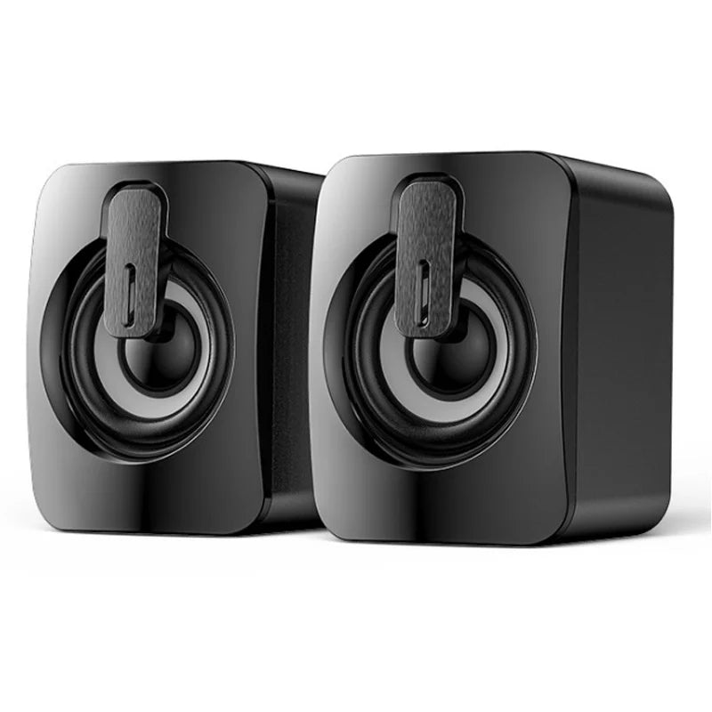 Computer Speakers PC Sound Box HIFI Stereo Microphone USB Wired Caixa De Som with LED Light For Desktop Computer by Reinvent Yourself