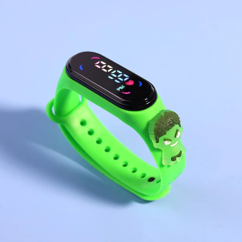 Fashion Mickey Children Watches For Girls Electronic Bracelet Sports Touch LED Spiderman Doll Kids Watch Women Waterproof Clock by Reinvent Yourself