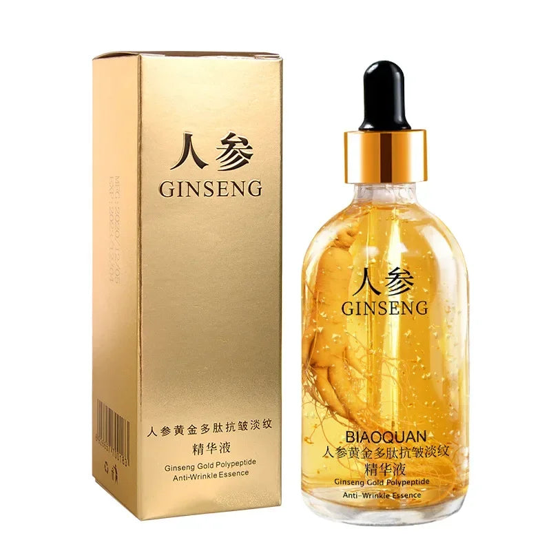 a100ml Gold Ginseng Face Essence Polypeptide Anti-wrinkle Lightning Moisturizing Niacinamide Facial Serum for Skin Care Products by Reinvent Yourself