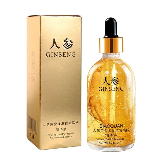 a100ml Gold Ginseng Face Essence Polypeptide Anti-wrinkle Lightning Moisturizing Niacinamide Facial Serum for Skin Care Products by Reinvent Yourself