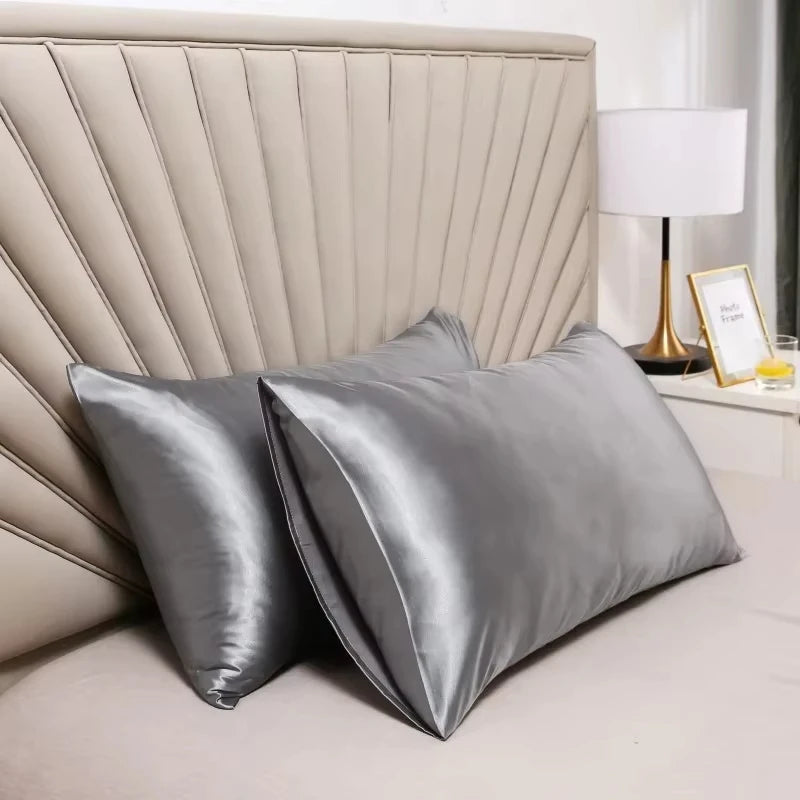 100% Silk Pillowcase Pillow Cover Silky Satin Hair Beauty Pillowcase Comfortable Pillow Case Home Decor Pillow Covers. by Reinvent Yourself