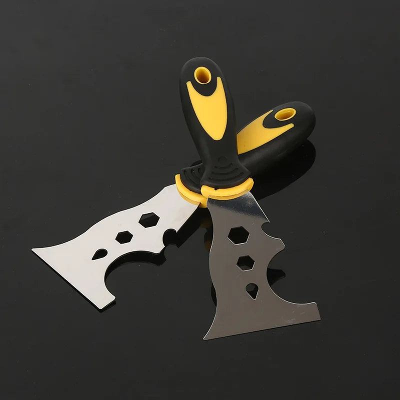 Multifuntional Use Putty Knife Stainless Steel Paint Scraper Removal Construction Tool for Wallpaper Can Opener Home DIY by Reinvent Yourself