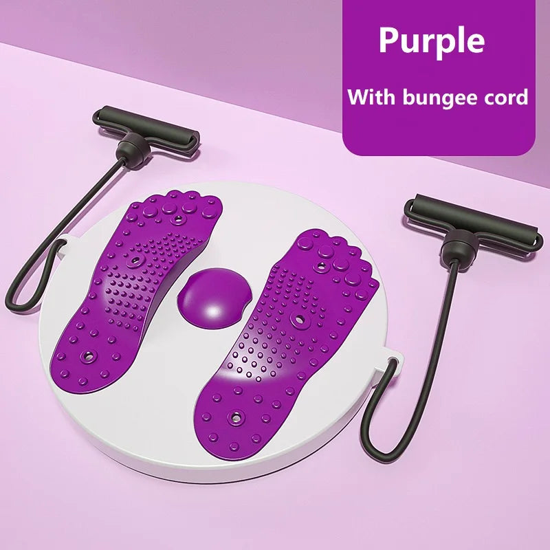 Waist Twisting Disc Unisex Waist Trainer Abdominal Exercise Foot Massage Plate Workout Home Gym Body Building Fitness Equipment by Reinvent Yourself