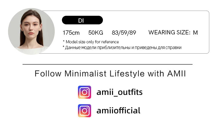 AMII Minimalist Women's Pants 2025 Autumn Solid Elegant Office Lady Simple Trousers Casual Loose Pants Woman Clothing 12553003 by Reinvent Yourself