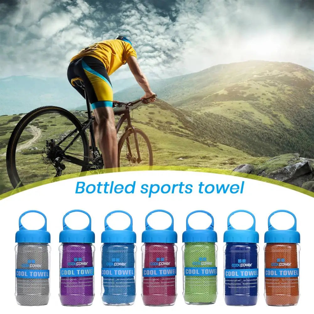 Instant Cooling Towel Quick Dry Sweat Absorption Running Towel Yoga Towel Workout Sports Physical Cooling Gym Fitness Towels by Reinvent Yourself