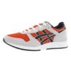 ASICS Men's Lyte Classic Running Shoes in Grey/Red/Black Color Scheme | 100% Authentic - Reinvent Yourself