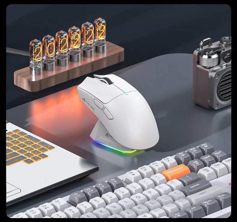Attack Shark X11 Wireless Bluetooth Mouse RGB Triple Mode Magnetic Charging Dock PAW3311 Ultra Light Pitch Gaming Mouse - Reinvent Yourself