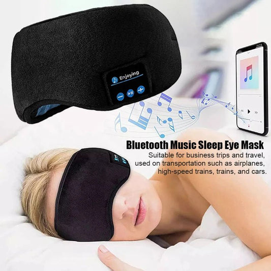 Bluetooth Wireless Headphones Sleeping Eye Mask Earphones Smart Music Sleep Headband Soft Elastic Eye Cover Headset Yoga Travel by Reinvent Yourself