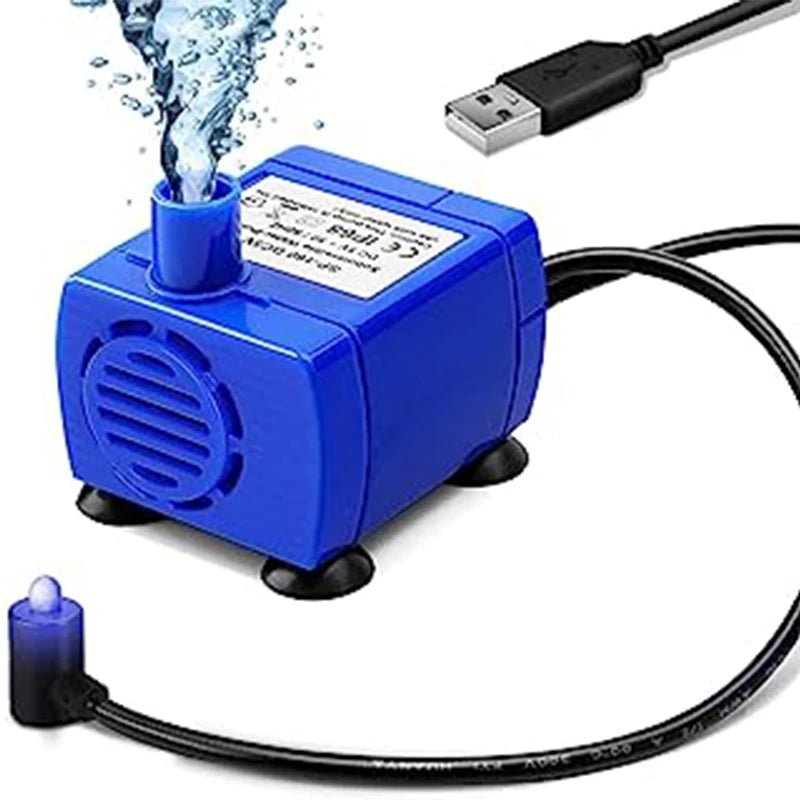 Cat Fountain Water Pump Replacement With LED Light For Pet Drinking Bowl - Reinvent Yourself