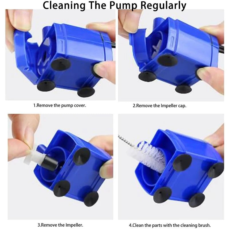 Cat Fountain Water Pump Replacement With LED Light For Pet Drinking Bowl - Reinvent Yourself