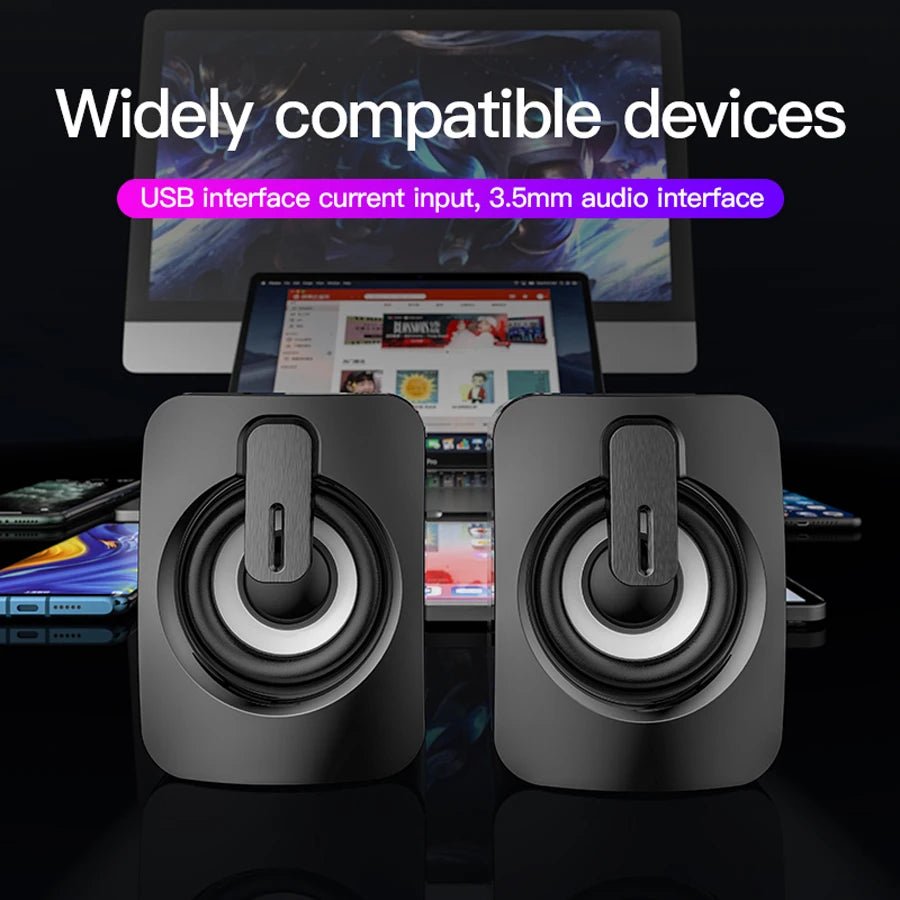 Computer Speaker For PC Laptop Desktop Caixa De Som Sound Box Music Audio System Bocina Column Acoustics Coluna Amplified Unit - Reinvent Yourself