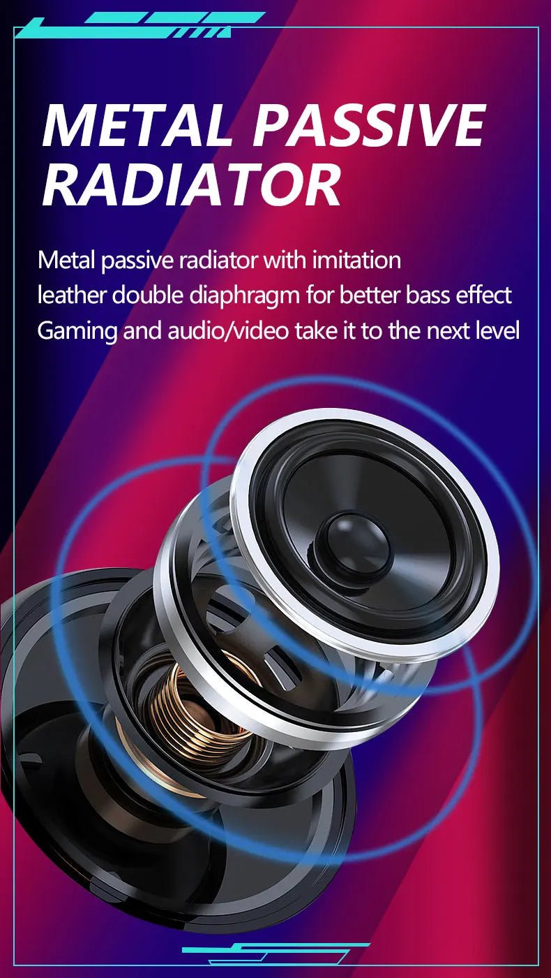 Computer speakers for desktop/laptop with Bluetooth/wired connectivity and dual-mode for gaming/music, featuring microphone. - Reinvent Yourself