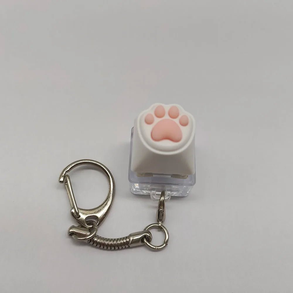 Cute Cat Claw Key Chain Key Ring Fingertip Decompression Pressure Toy Keycap Tester Back Bag Pendant Festival Couples Gift - Reinvent Yourself